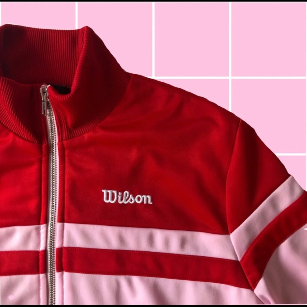 Pink WILSON Track Jacket - Picture 4 of 6